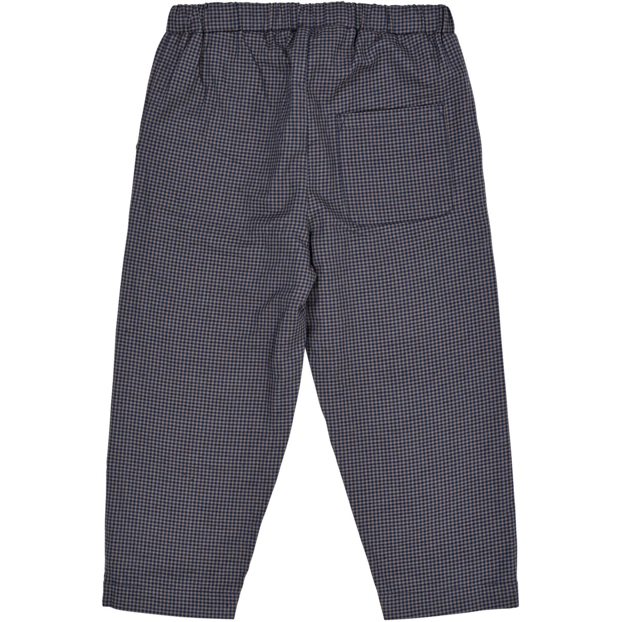 Copenhagen Colors Navy Check Combi Check Pant W. Fake Fly 4