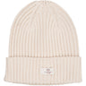 Copenhagen Colors Cream Cotton Knitted Classic Beanie