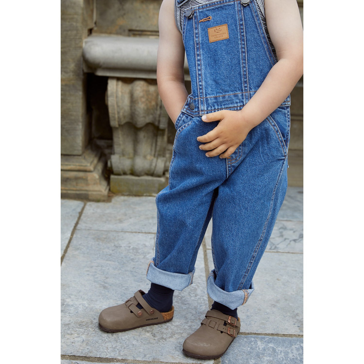 Copenhagen Colors Indigo Blue Washed Organic Overalls 5