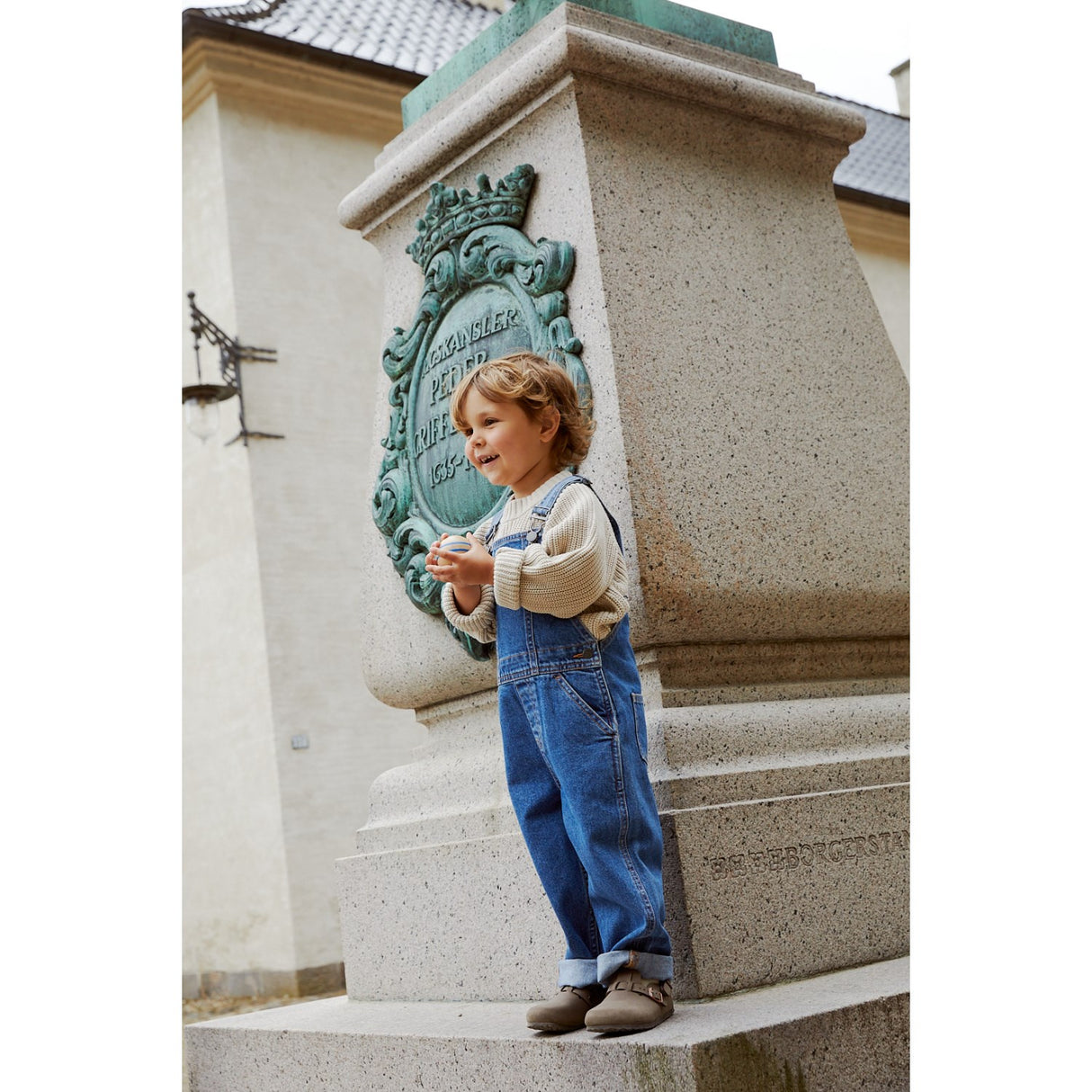 Copenhagen Colors Indigo Blue Washed Organic Overalls 4