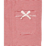 Copenhagen Colors Red/Cream Stripe Striped Flare Pants 4