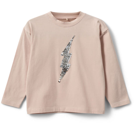 Sofie Schnoor Leaf Light Rose T-Shirt Longslv