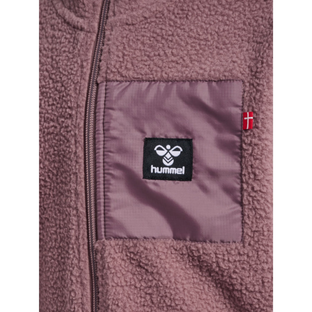 Hummel Twilight Mauve Atlas Fleece Zip Cardigan 2