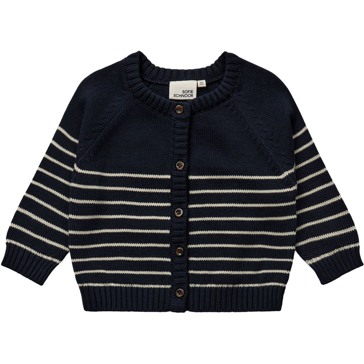 Sofie Schnoor Dark Blue Knit Cardigan