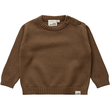 Sofie Schnoor Cashew Brown Knit Blouse