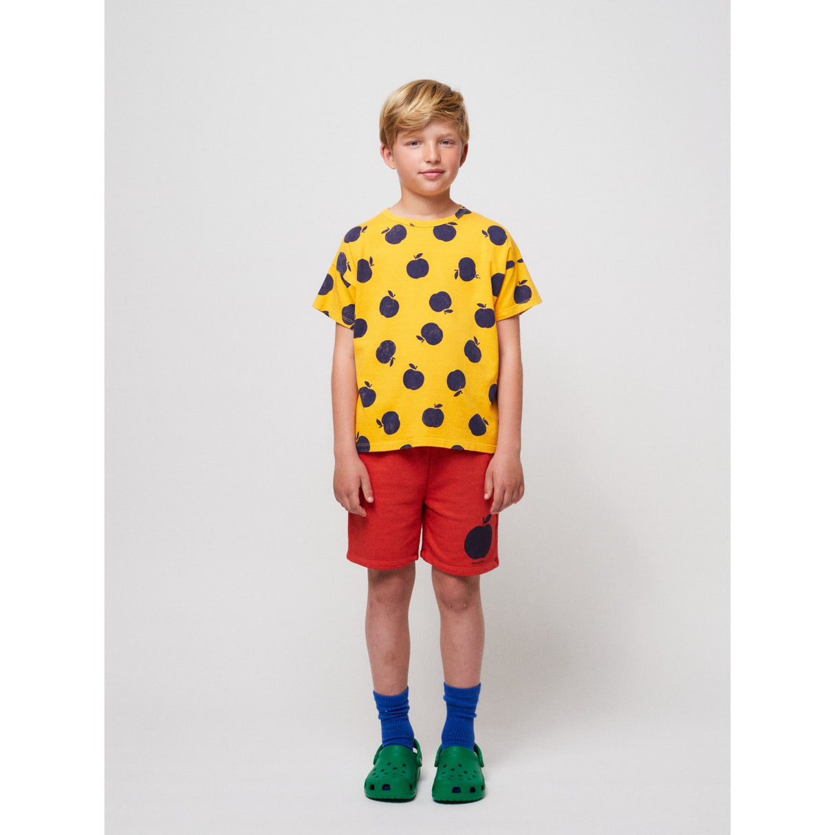 Bobo Choses Light Yellow Poma All Over Yellow T-Shirt