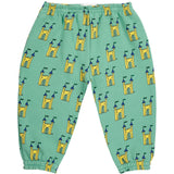 Bobo Choses Green Faraway Castle All Over JAndging Pants