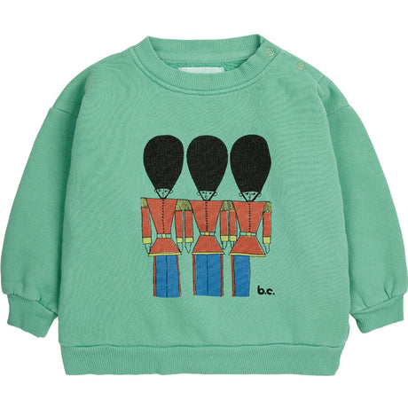 Bobo Choses Green Little Tin Soldiers Crewneck