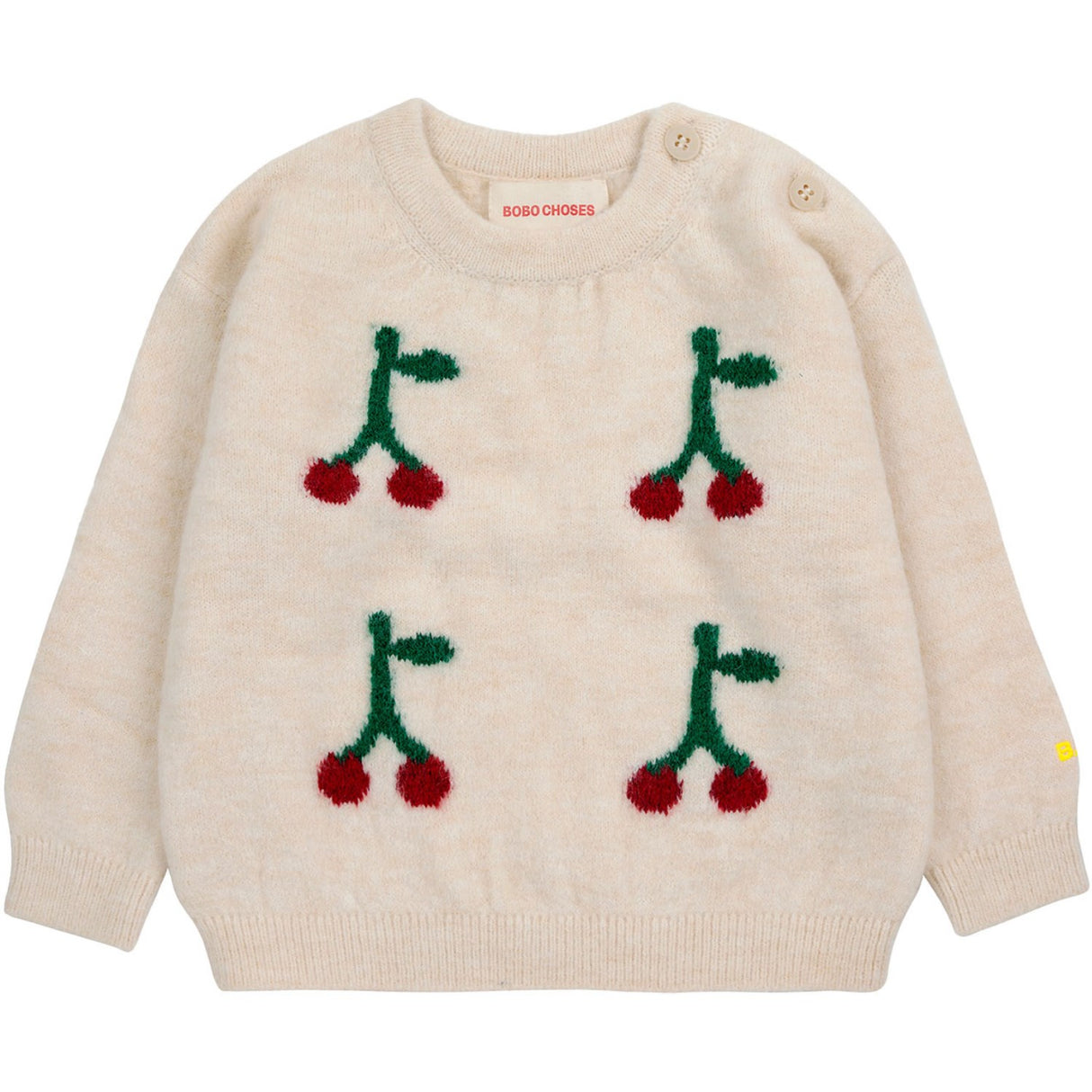 Bobo Choses White Cherry Jumper