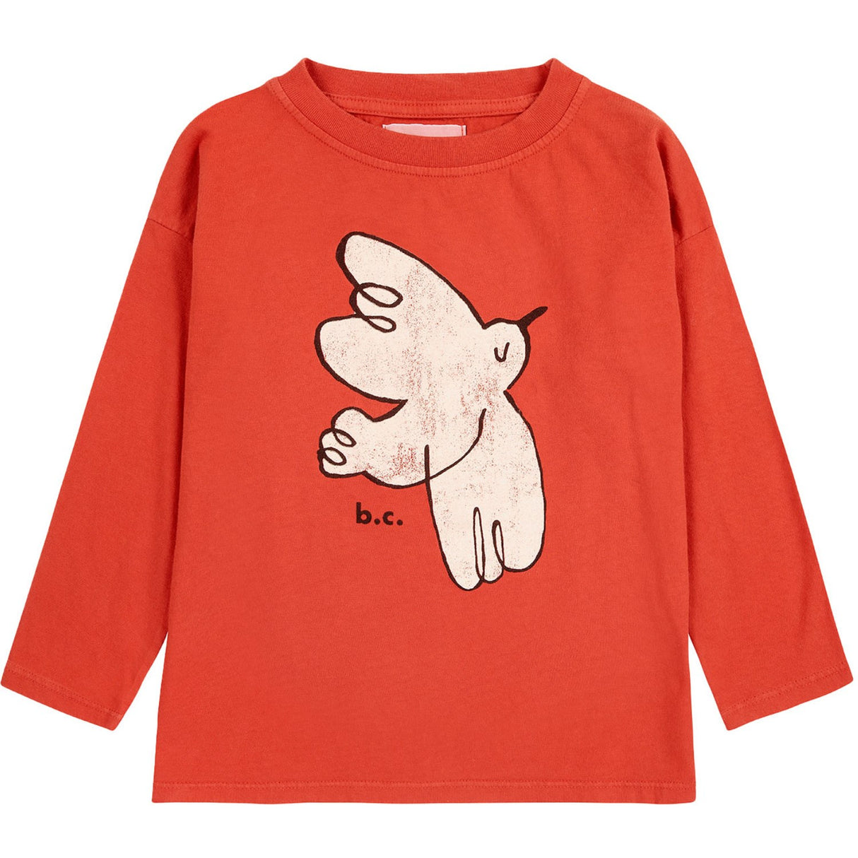 Bobo Choses Red Freedom Bird T-Shirt