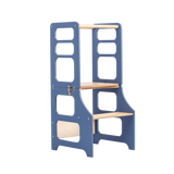 Duck Woodworks Foldable Kitchen Tower w. Slide Blue