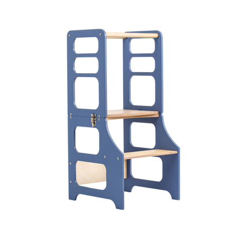 Duck Woodworks Foldable Kitchen Tower Blue