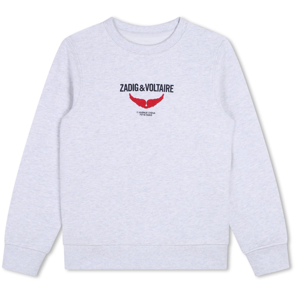 Zadig & Voltaire Light Grey Marl Crewneck