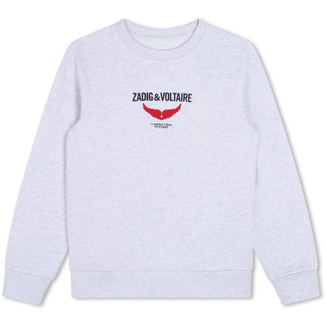 Zadig & Voltaire Light Grey Marl Crewneck