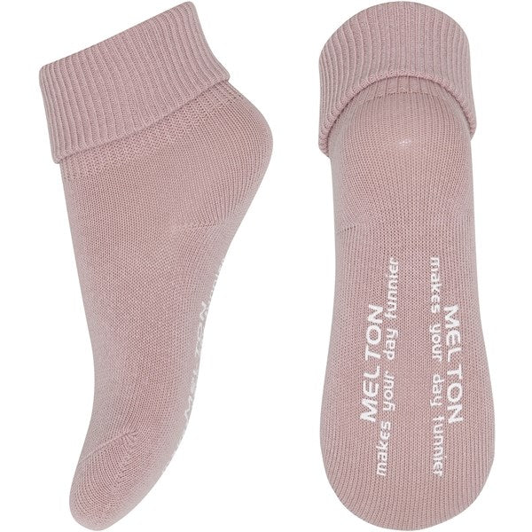 MELTON Cotton Anti-Slip Socks Alt Rosa