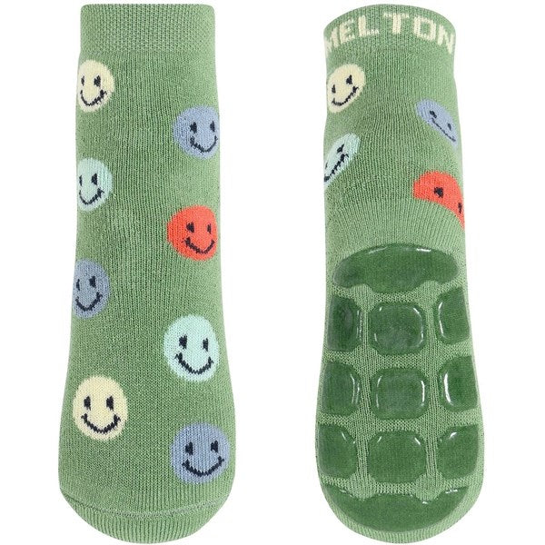 MELTON Smile Anti-Slip Socks Watercress