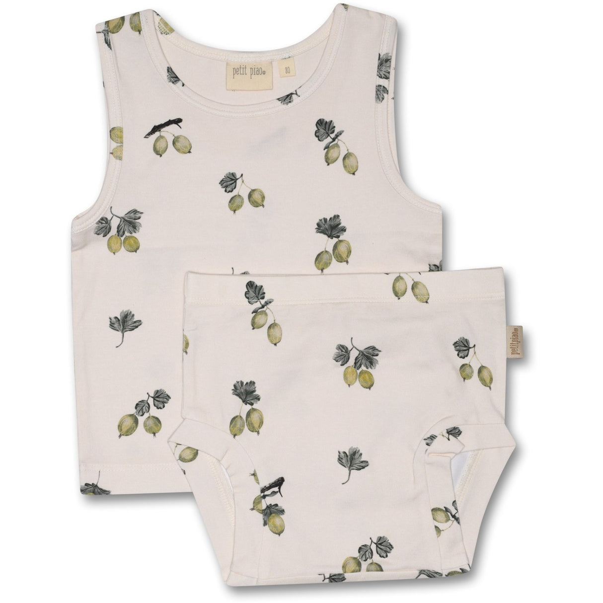 Petit Piao Gooseberry Underwear Set Printed