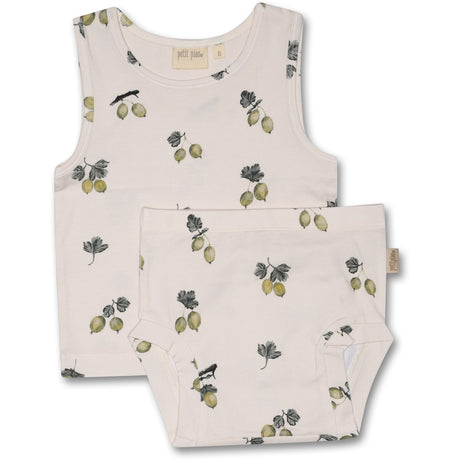 Petit Piao Gooseberry Underwear Set Printed