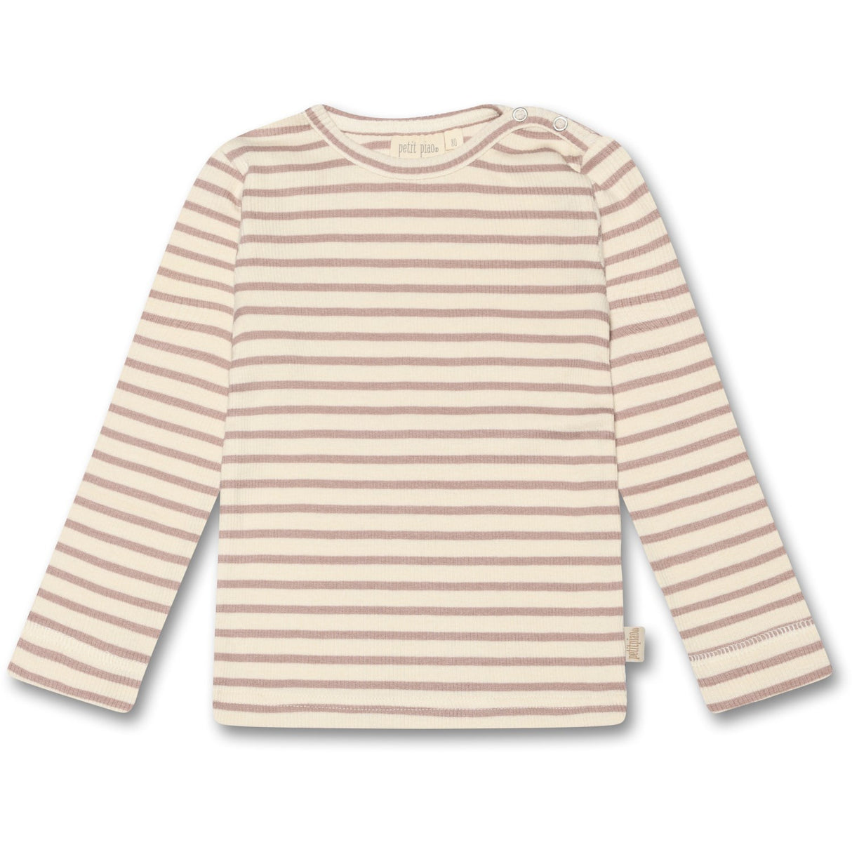 Petit Piao Rose Fawn Blouse Modal Striped