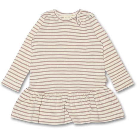 Petit Piao Rose Fawn Dress Modal Striped