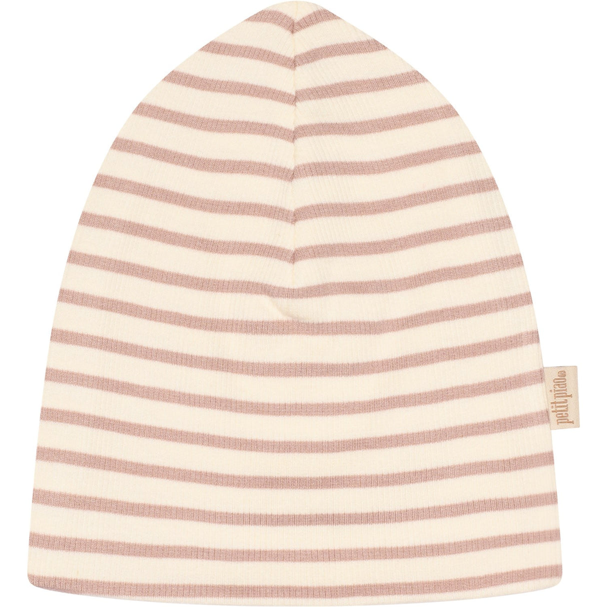 Petit Piao Adobe Rose Beanie Hat Modal Striped