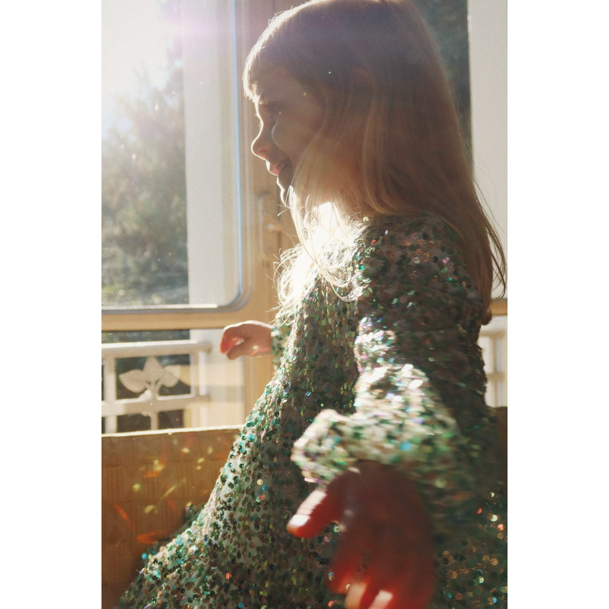 Konges Sløjd Green Lila Sequins Dress