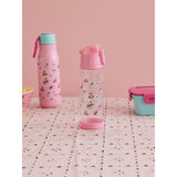 Rice Water Bottle Plastik Sweet Cake Print