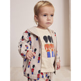 Bobo Choses Offwhite Little Tin Soldiers All Over Zipped Crewneck 3