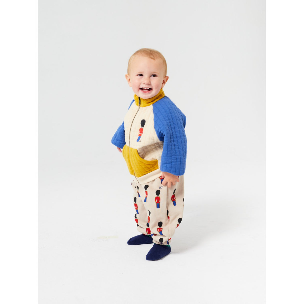 Bobo Choses Offwhite Little Tin Soldiers All Over JAndging Pants 3