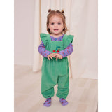 Bobo Choses Green Cherry Micro Corduroy Overall 2