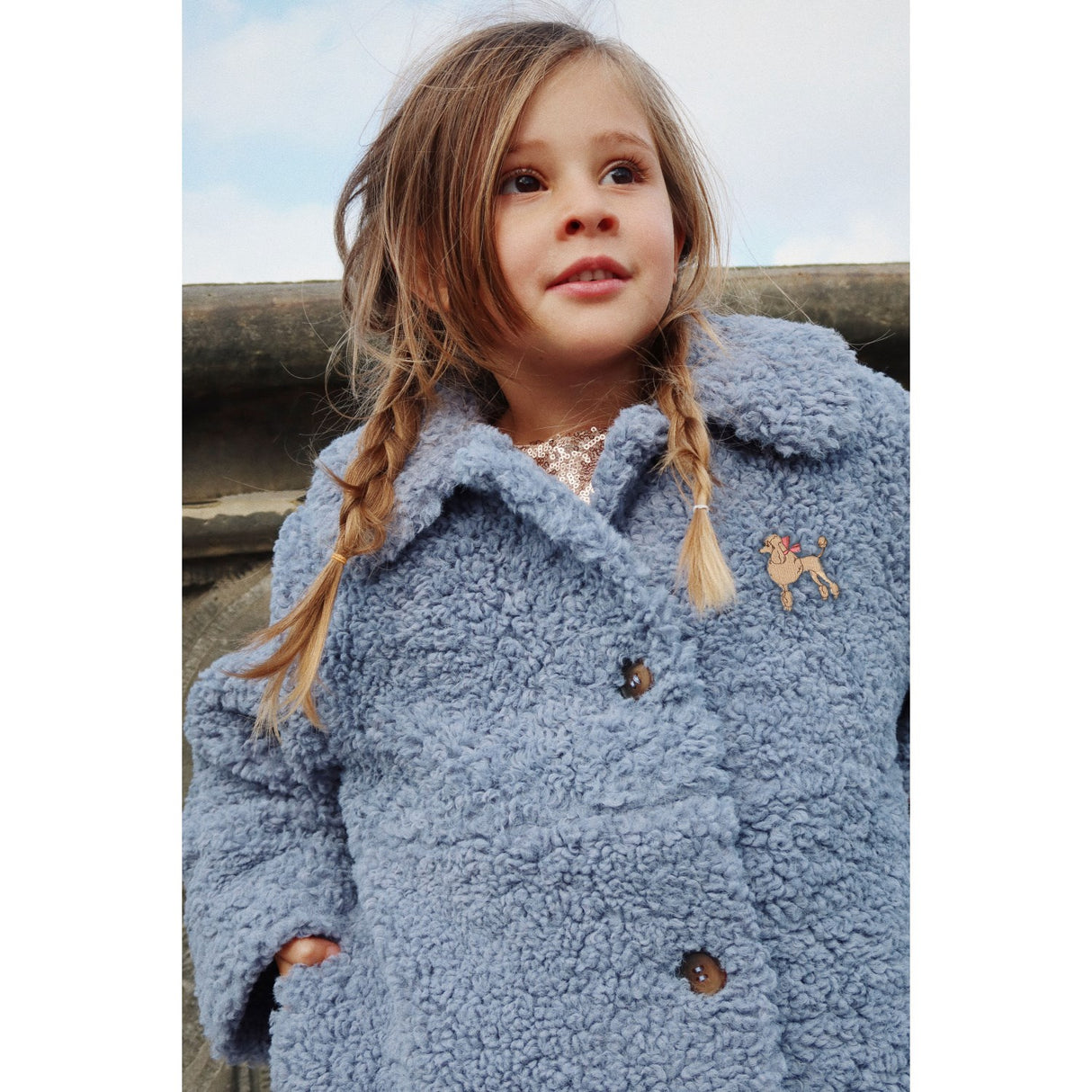 Konges Sløjd Light Blue Tillie Coat