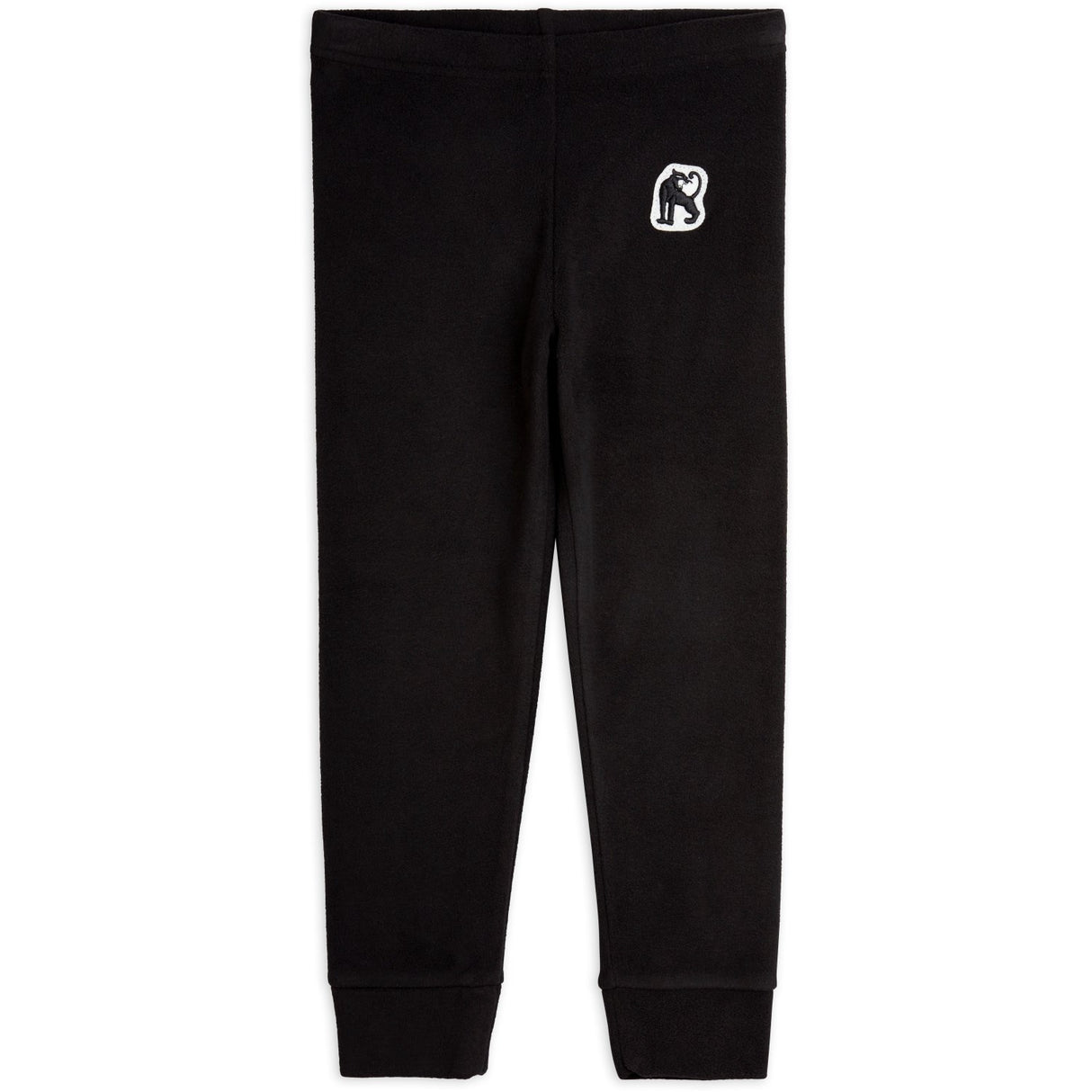 Mini Rodini Black Microfleece Pants