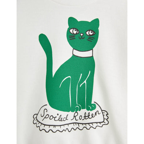 Mini Rodini White Cat Sp Sweatshirt 2