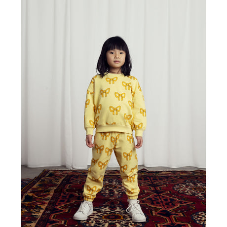 Mini Rodini Yellow Bow Aop Sweatpants 2