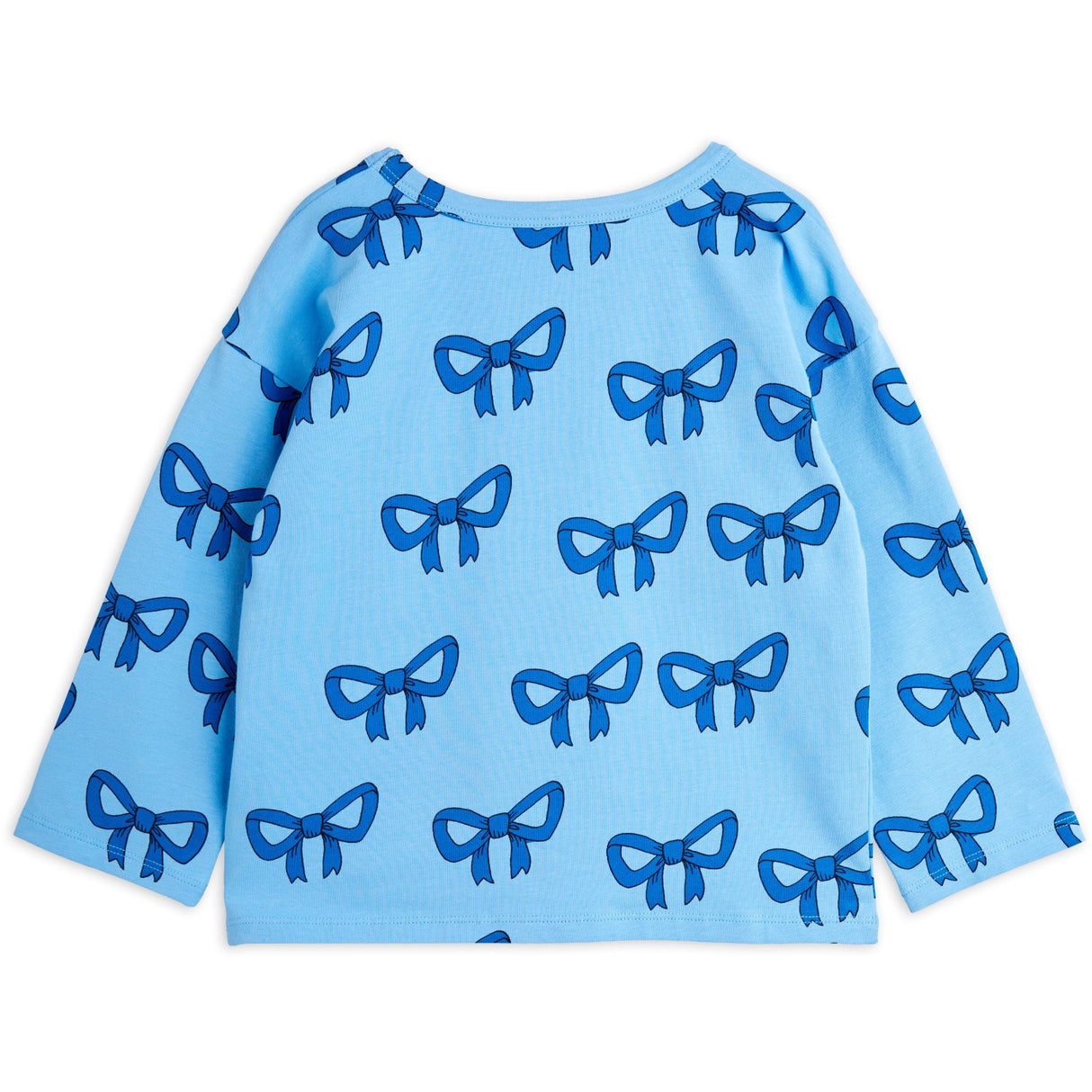 Mini Rodini Blue Bow Aop Blouse 3