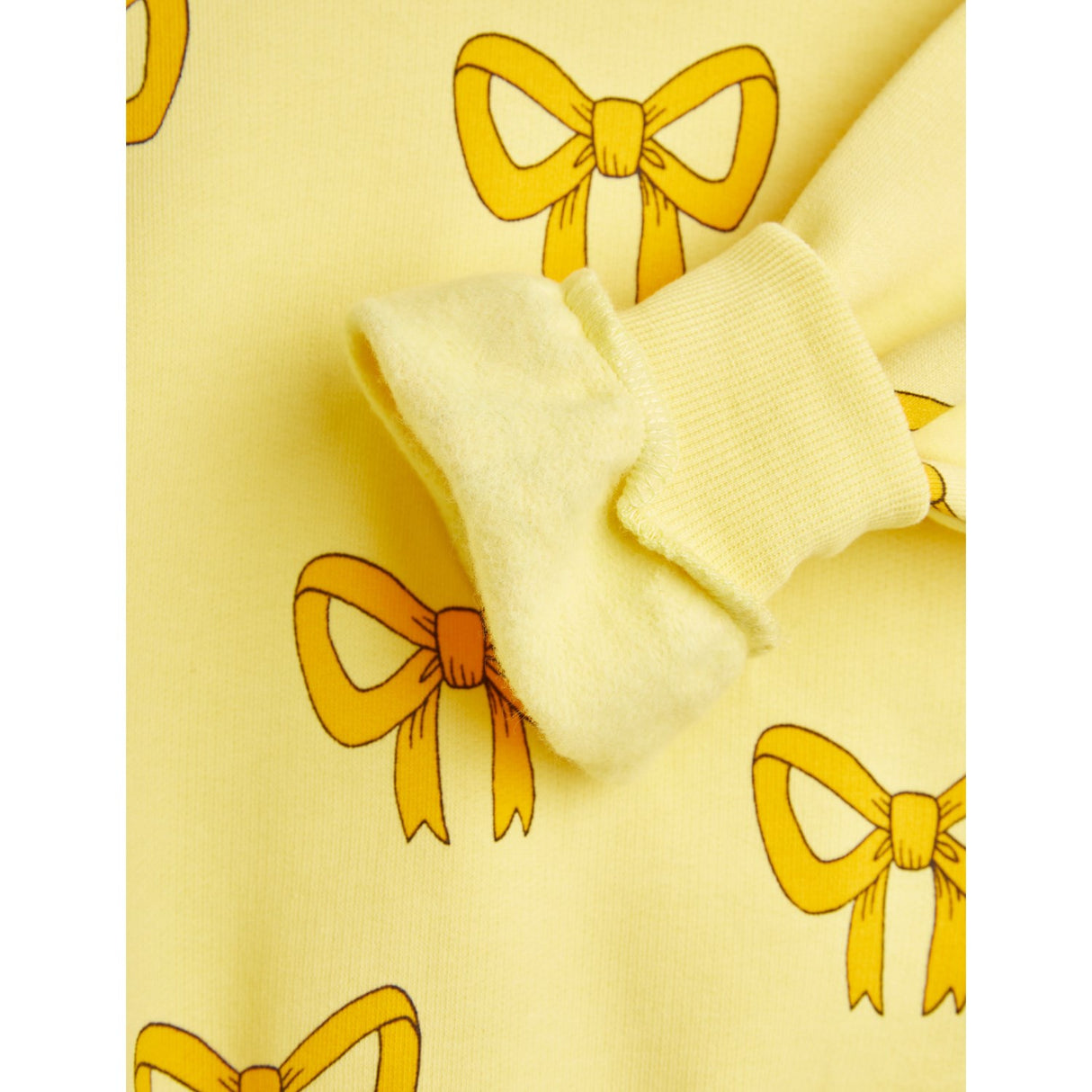 Mini Rodini Yellow Bow Aop Sweatshirt 4