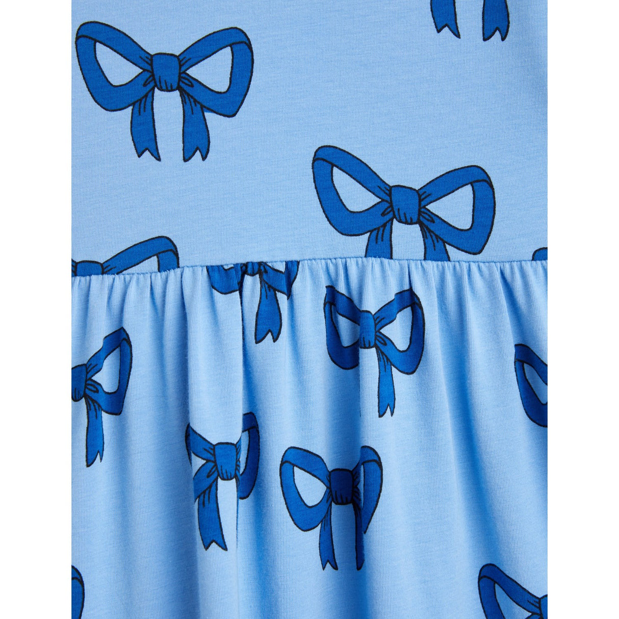 Mini Rodini Blue Bow Aop Dress 3