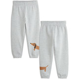 Mini Rodini Grey melange DAnd Sp Sweatpants 3