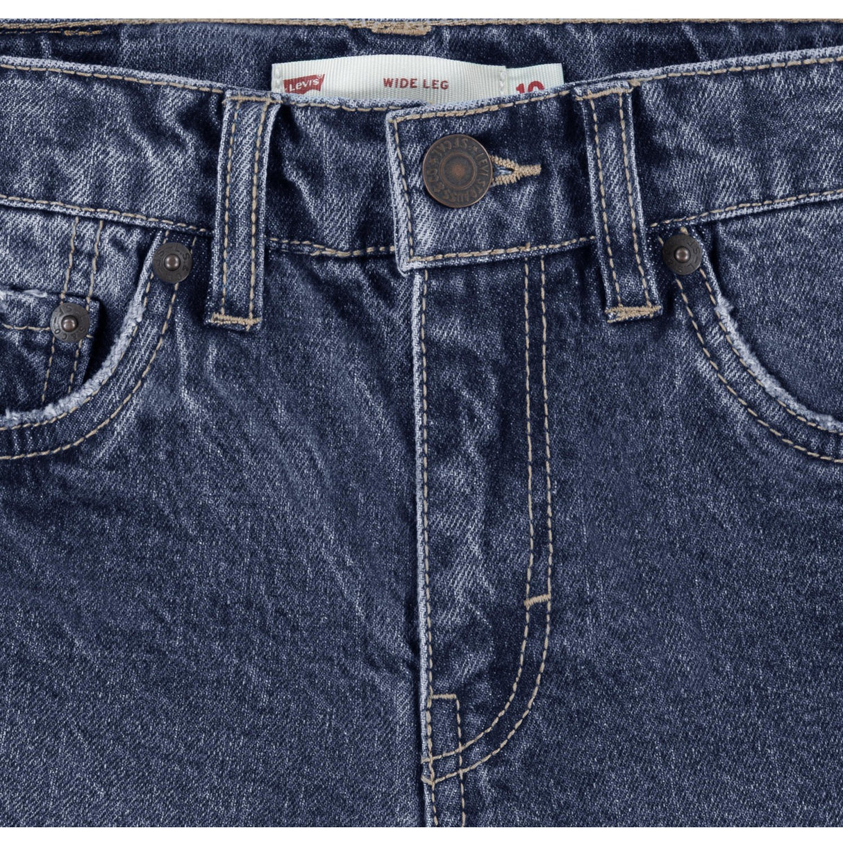 Levi's BLUE Wide Leg Premium Denim Jeans 7