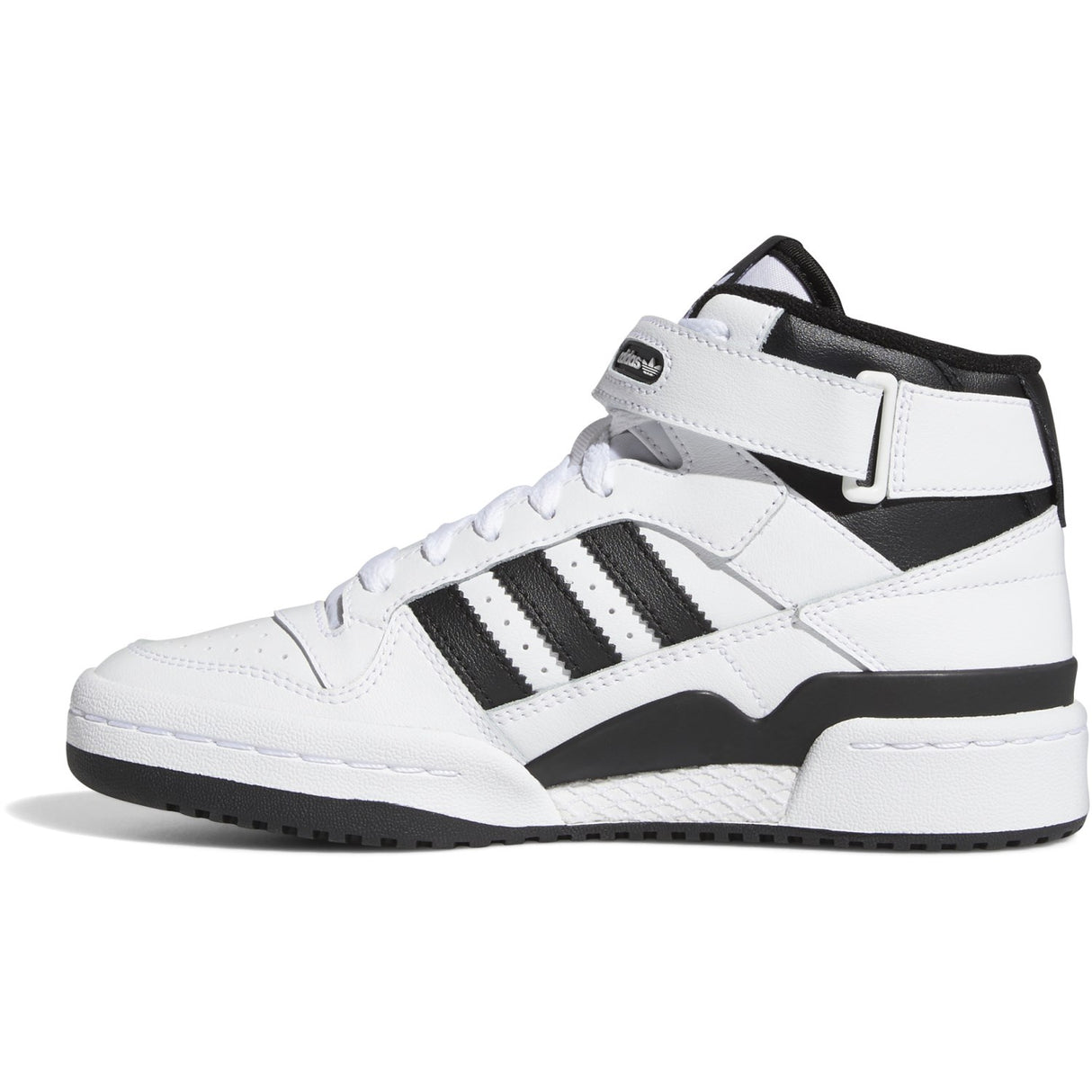 adidas Originals Cloud White/Core Black/Cloud White Forum Mid J Sneakers