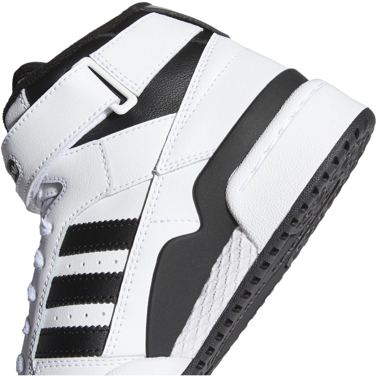 adidas Originals Cloud White/Core Black/Cloud White Forum Mid J Sneakers