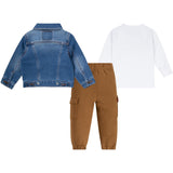 Levi's BLUE Trucker Jacket 3-Piece Set 16