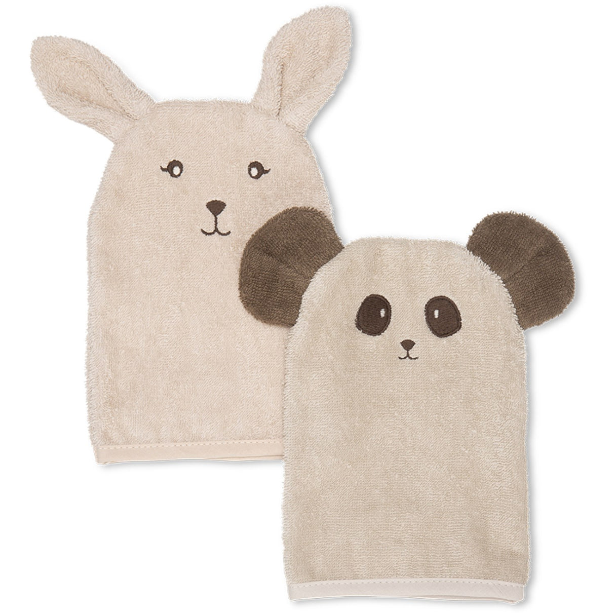 That's Mine Bunny And Panda Michi Wash Cloths 2-Pack