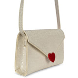 Konges Sløjd Cream Glitter Love Letter Bag