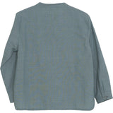 Serendipity Teal Peasant Shirt