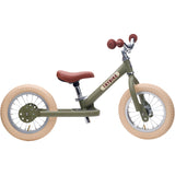 Trybike in steel, 2 wheels, Vintage Green