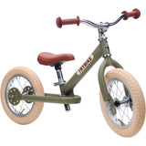 Trybike in steel, 2 wheels, Vintage Green 9