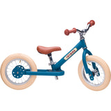 Trybike in steel, 2 wheels, Vintage Blue