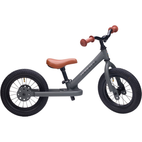 Trybike in steel, 2 wheels, Antracite Grey