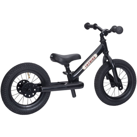 Trybike in steel, 2 wheels, Black